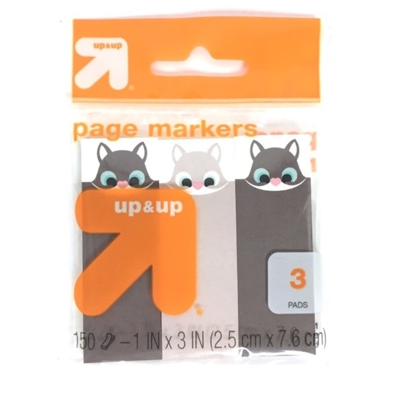 Sticky Notes Post It Up & Up Owl Fox Stationery Page Flags Planner Accessories - Picture 5 of 5